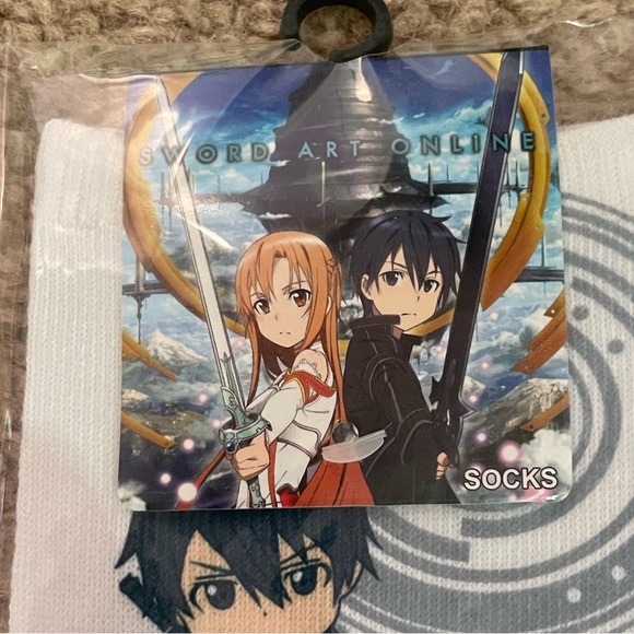 Chibi Kirito Sword Art Online Socks Loot Anime Exclusive DIMENSION - Picture 4 of 5